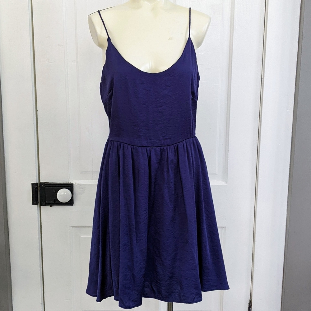 LUSH Satin crinkle dress